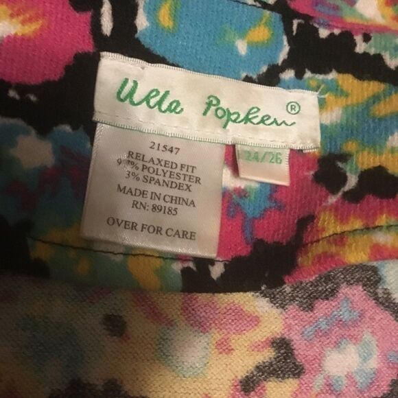 Multi color Floral Floral Vintage Y2K Hippie Cardigan 90s Mini dress 24/26 - Picture 6 of 6